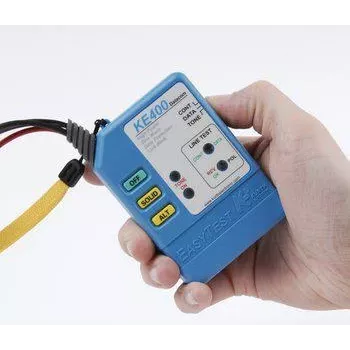 Kurth IT EasyTest und Probe Netzwerkkabel-Tester-Set (Blau) 0.49563