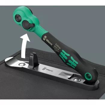 Wera 8100 SA 13 Zyklop Speed Ratschenkopf 1/4 inch Antrieb, 152 mm, Chrom-Vanadium 05004022001