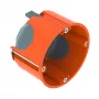 OBO Bettermann 2003806 Hohlwand-Gerätedose, luftdicht, Ø68 mm, Tiefe 47 mm, Polypropylen, orange, 25 Stück