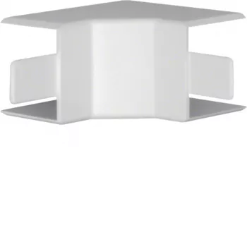 Hager LF3003049016 Innenecke für LF 30x30 mm Kanal, halogenfreies PC/ABS, Verkehrsweiß