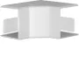 Hager LF3003049016 Innenecke für LF 30x30 mm Kanal, halogenfreies PC/ABS, Verkehrsweiß