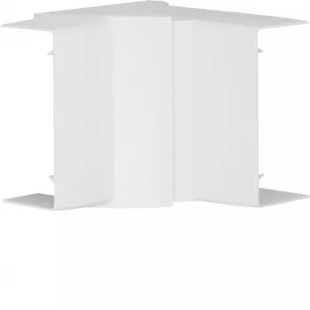 HAGER Verstellbare Innenecke LFF4009049016 Weiß PVC für LF/LFF 40x90mm Kabelkanal