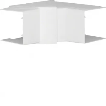 Hager LFF6006049016 Innenecke Verkehrsweiß für 60x60mm Kabelkanal