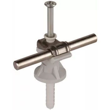 DEHN + SÖHNE NIRO-K Grauer Leiterhalter für Rundseile 6-10 mm, Höhe 30 mm 250001