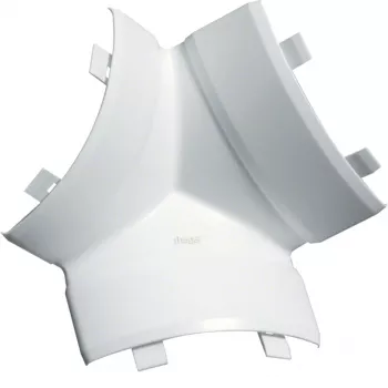 HAGER EK4004089016 T-Stück Verkehrsweiß für 40x40 mm Kabelkanal