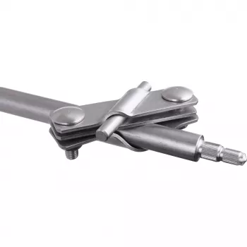 DEHN Anschlussklemme 620915 Edelstahl 20mm für Erdung und Blitzschutz