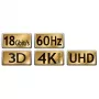 Maxtrack C 215-5 L HDMI-Kabel 5 m Schwarz 4K Ultra HD High-Speed mit Ethernet