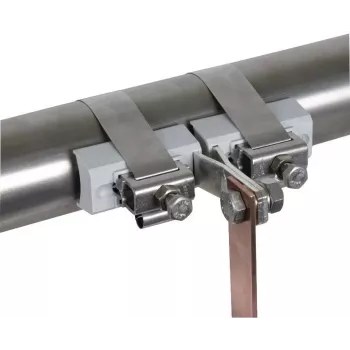 DEHN Band-Rohrschelle 540803 mit M10-Anschlussschraube