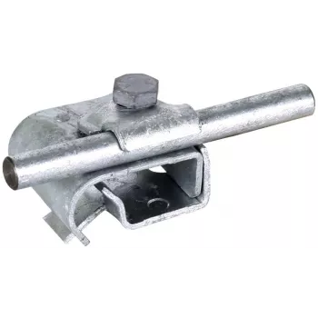 DEHN 339060 Dachrinnenklemme für 6-10 mm Runddraht, feuerverzinkter Stahl