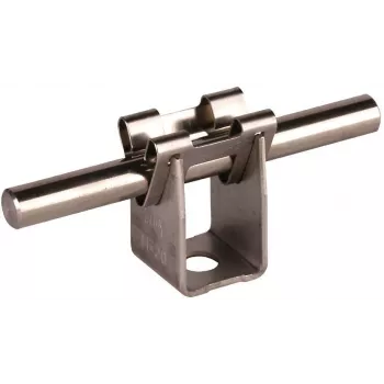 DEHN 207009 Edelstahl-Leiterhalter für 8 mm Rundleiter, 20 mm Höhe