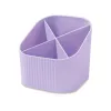 HAN X-LOOP Stiftehalter Pastellviolett Kunststoff 4 Fächer 11,1 x 11,1 x 10,5 cm (17238-887D)