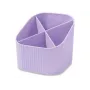 HAN X-LOOP Stiftehalter Pastellviolett Kunststoff 4 Fächer 11,1 x 11,1 x 10,5 cm (17238-887D)