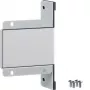 HAGER FWKP60060W49016 Wandanschlussstück, 4. Seite, 60mm breit, Weiß