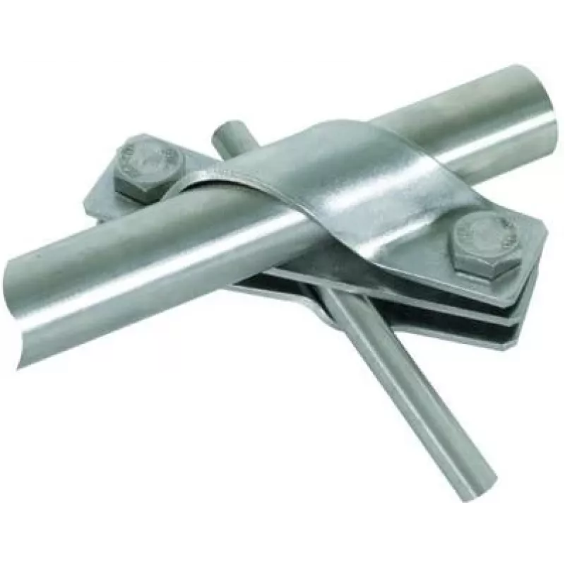 DEHN 649015 Anschlussklemme D 25mm für Rd 7-10, Edelstahl V2A, Blitzschutz
