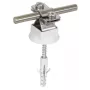 DEHNclip Leiterhalter NIRO für Runddraht 8-10 mm, Edelstahl 274160