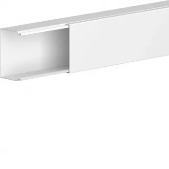 Hager LFS3004509016 LF Stahl-Kabelkanal 30x45mm Verkehrsweiß 2m