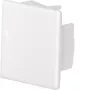 HAGER LF3003069016 Endstück für 30x30 mm Kabelkanal, Verkehrsweiß (RAL 9016)