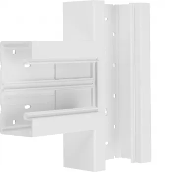 HAGER TEH BR6513089016 T-Stück für Unterteil-Oberteil 80mm Verkehrsweiß (BR6513089016)