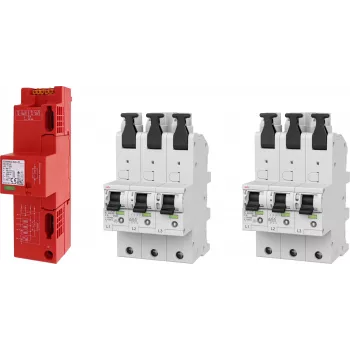 DEHN SET 2 DSH ZP B2 LSG 909656 Überspannungsschutz-Set, TT + 2x DSHU