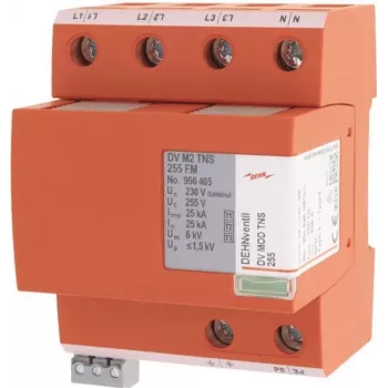 DEHN DV M2 TNS 255 FM Kombi-Ableiter Typ 1+2+3, 4-polig, TN-S, 255 V 956405