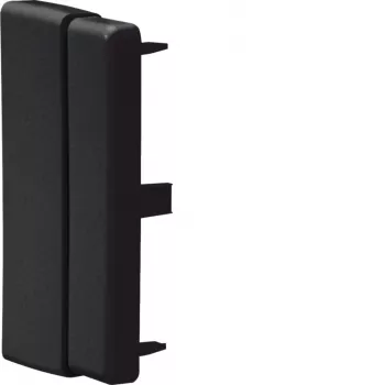 HAGER LFF6011069011 Verstellbares Endstück für 60x110mm Kabelkanal, Graphitschwarz