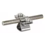 DEHN 274110 Leiterhalter für Rundseile 8-10 mm, Edelstahl, M8-Gewinde