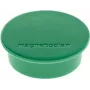 Magnetoplan Discofix Runder Magnet Grün Vollkern-Ferrit 2,2 kg 10er-Pack 1662005
