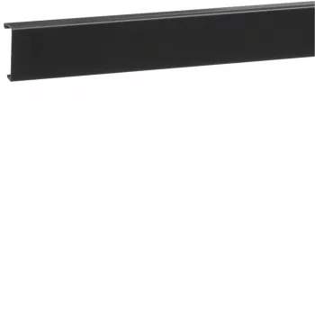 Hager SL2005529011 Sockelleisten-Kabelkanal OT PVC SL 20x55 Graphit Schwarz 2m