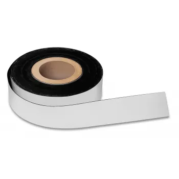 MAGNETOPLAN HOLTZ magnetoplan Magnetband, PVC, Weiß, 15 mm x 30 m, 0,6 mm dick, zum Beschriften von Planungstafeln (51053315)