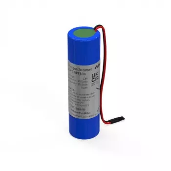 ANSMANN Spezialbatterie 18650 Kabel Li-Ion 3,6 V 2550 mAh 1S1P Blau