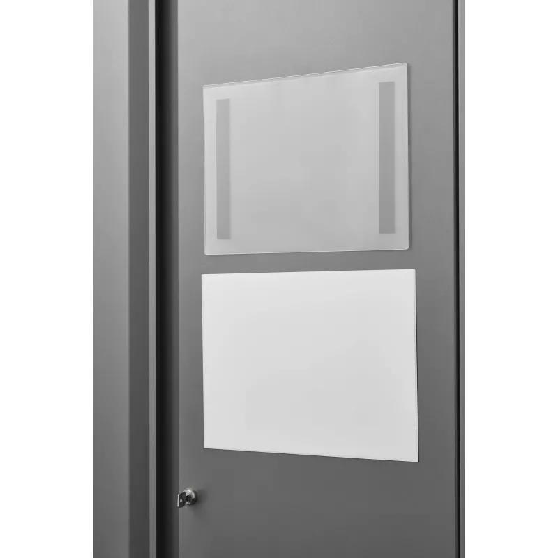 MAGNETOPLAN HOLTZ magnetoplan Magnetofix Magnetische Dokumententasche A4 Hochformat, Transparent, 1 Stück (1130630)