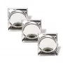 Magnetoplan Magnetclip 35 mm Silber 3er-Pack Hält bis zu 26 A4-Blätter (16670)