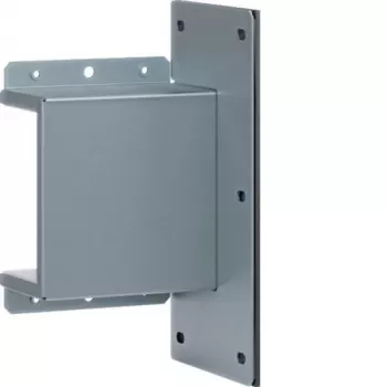 Hager Wandanschlussstück 60x100 mm feuerverzinkt FWKP60100WVERZ - Brandschutz