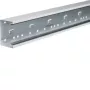 Hager BRS6510019016 Brüstungskanal-Unterteil, Frontverriegelung, 68x100mm, Verkehrsweiß, 2m