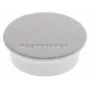 Magnetoplan Discofix Runder Magnet, Grau, Massiver Ferritkern, 2,2 kg Haftkraft (1662001)
