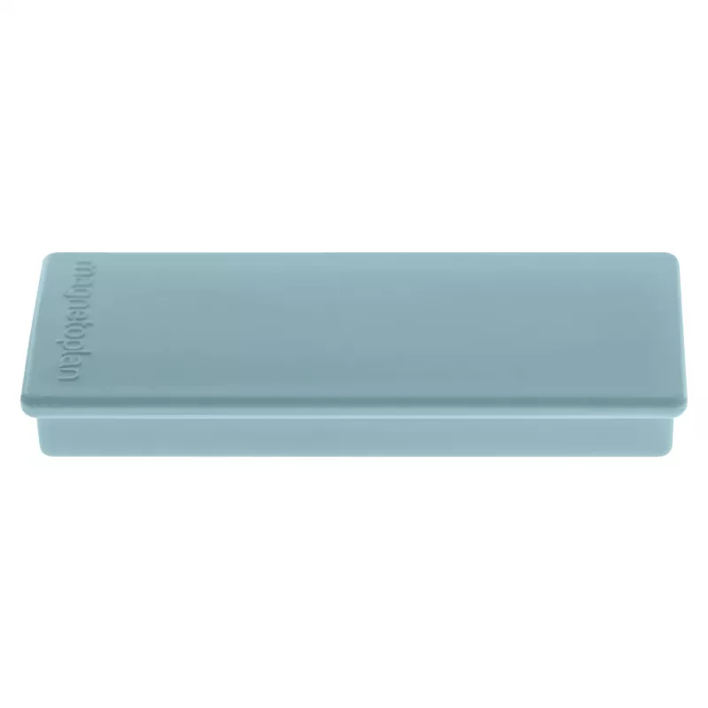 Magnetoplan Rechteckmagnet Blau mit massivem Ferritkern, Haftkraft 1,3 kg 1665103