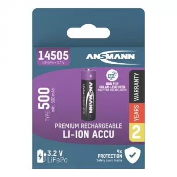 ANSMANN LiFePO4 AA Akku 3,2V 500mAh (1300-0021)