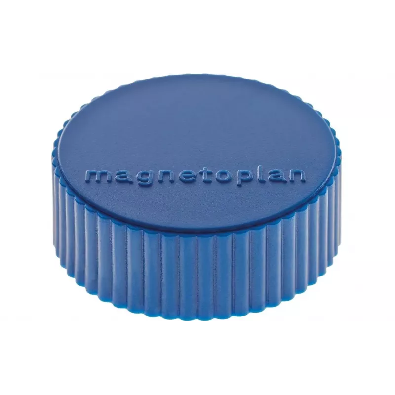 magnetoplan Discofix Runder Magnet Magnum, Dunkelblau, Massiver Ferritkern, 2,0 kg Haftkraft (1660014)