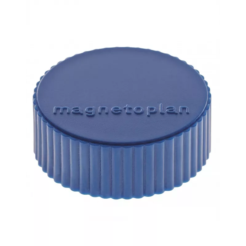 magnetoplan Discofix Runder Magnet Magnum, Dunkelblau, Massiver Ferritkern, 2,0 kg Haftkraft (1660014)
