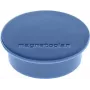 MAGNETOPLAN HOLTZ Discofix runder Magnet dunkelblau, Ferrit-Vollkern, 2,2 kg Haftkraft, 10 Stück (1662014)