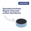 MAGNETOPLAN HOLTZ Discofix runder Magnet Magnum, Blau, Vollkern-Ferrit, 2,0 kg Haftkraft (1660003)