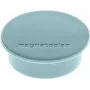MAGNETOPLAN HOLTZ Discofix Runder Magnet Farbe Blau, Vollkern-Ferrit, Haftkraft 2,2 kg, 10er-Pack (1662003)