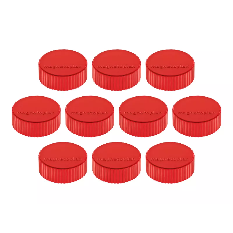 MAGNETOPLAN HOLTZ Discofix Rundmagnet Magnum, Rot, Ferritkern, 2,0 kg Haftkraft 1660006