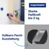 Magnetoplan Discofix Magnum gemischte Whiteboard-Magnete, 34 mm, 10 Stück 1660010