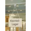 Magnetoplan 52625 Universalhaken zur Wandmontage, Indoor, Weiß (1 Stück)