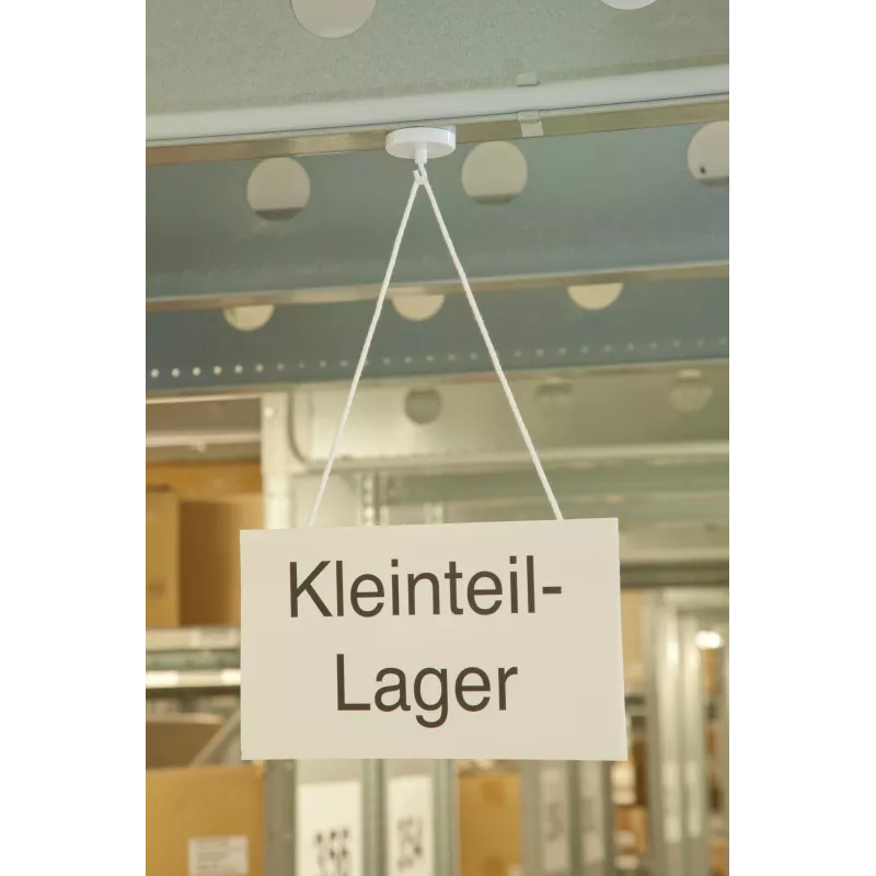 Magnetoplan 52625 Universalhaken zur Wandmontage, Indoor, Weiß (1 Stück)