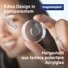 MAGNETOPLAN HOLTZ magnetoplan Design Magnete, 25 mm, 6er-Pack Neodym-Magnete mit transparentem Acrylgriff, poliert (1680025)
