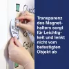 MAGNETOPLAN HOLTZ magnetoplan Design Magnete, 25 mm, 6er-Pack Neodym-Magnete mit transparentem Acrylgriff, poliert (1680025)