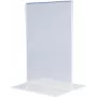 MAGNETOPLAN HOLTZ Acryl-Tischaufsteller DIN A3 Hochformat Kristallklar Doppelseitig 297 x 420 mm (43115)