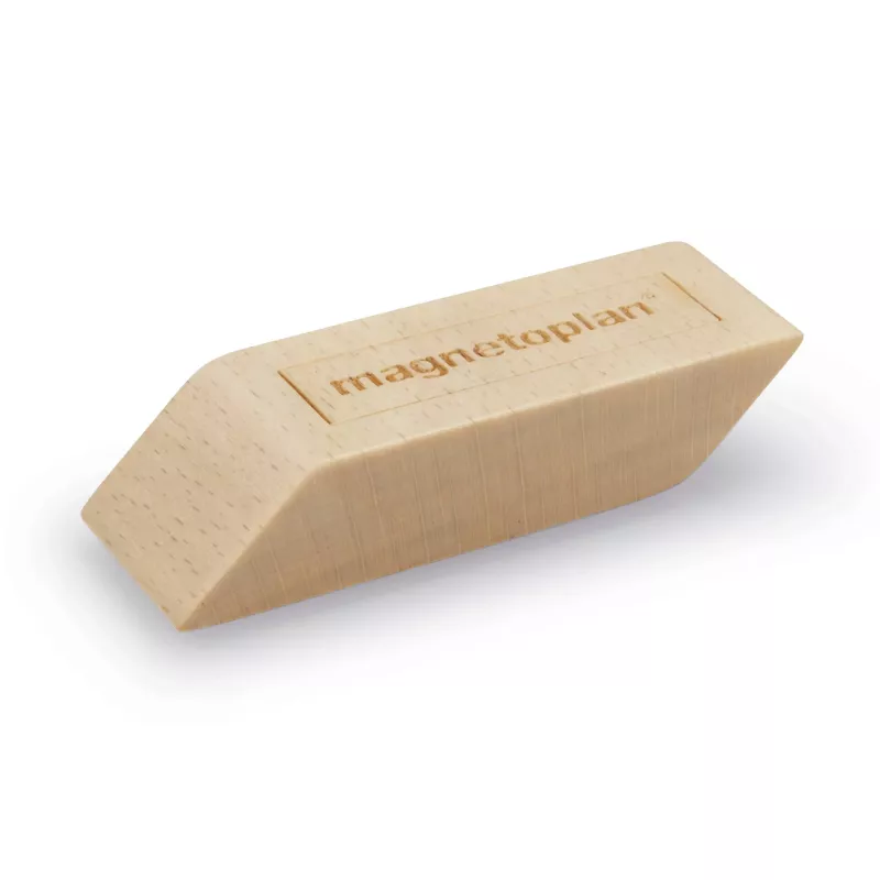 Magnetoplan Magnet Design Holz Magnete rechteckig Birke 60 x 20 x 13 mm, 4 Stück 1665249
